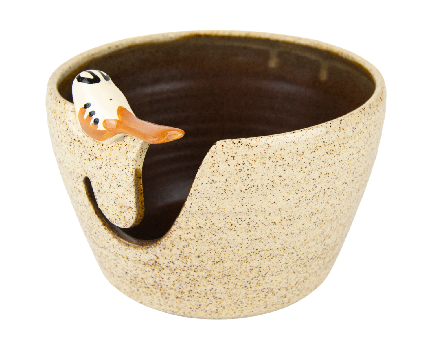Sparrow Yarn Bowl, Ceramic Birdie Yarn Bowl, aaharrison Ceramics at Cōppa  Cō. in Western New York — Coppa Co
